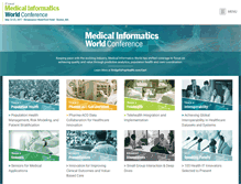 Tablet Screenshot of medicalinformaticsworld.com